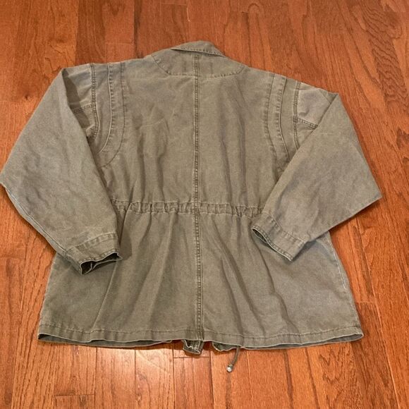 Vintage 80s PACIFIC CREST Safari Field Jacket Cargo Coat Faded - Picture 11 of 12